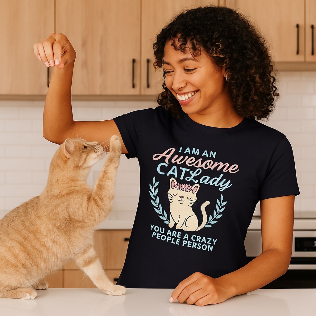Awesome Cat Lady Tee