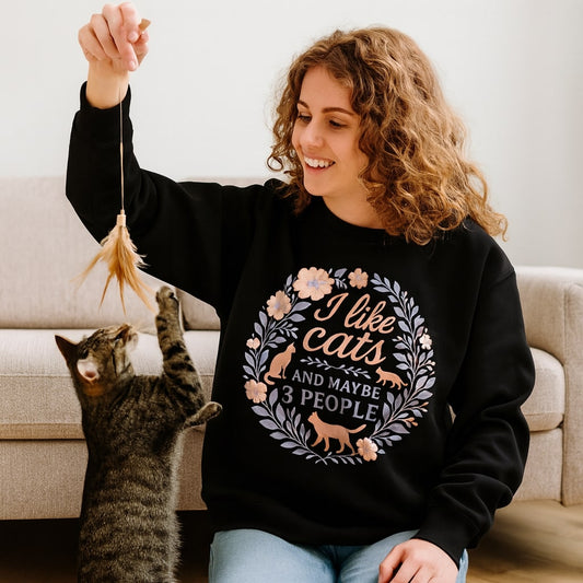 I Like Cats Sweatshirt