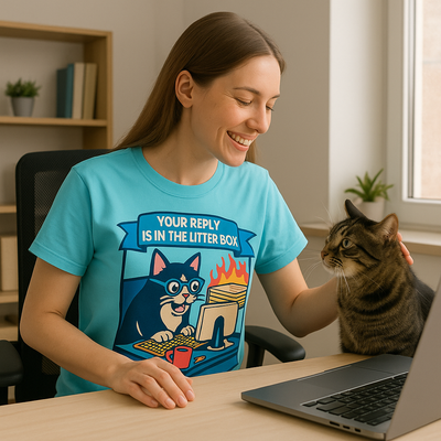 Email Litter Box Tee