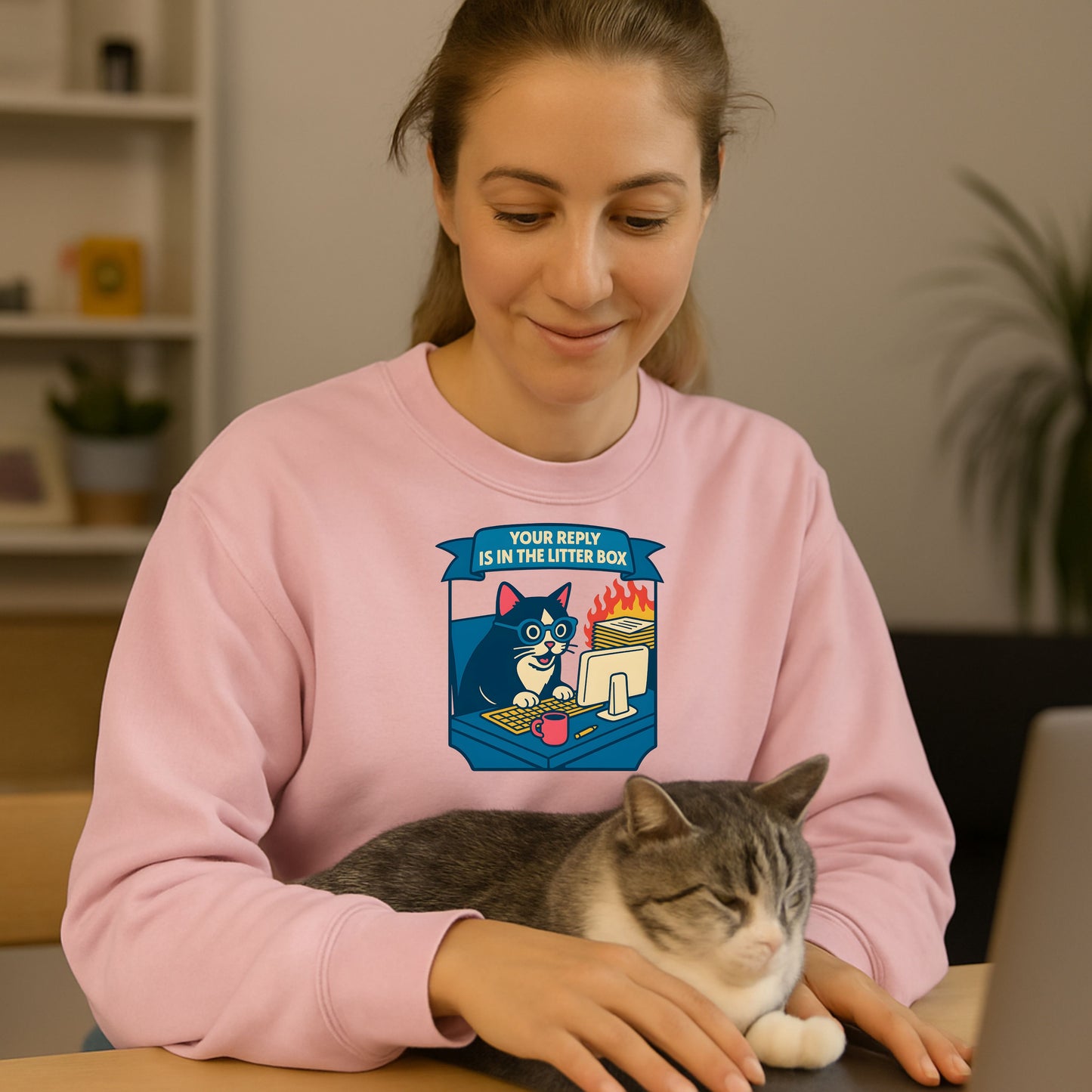 Email Litter Box Sweatshirt